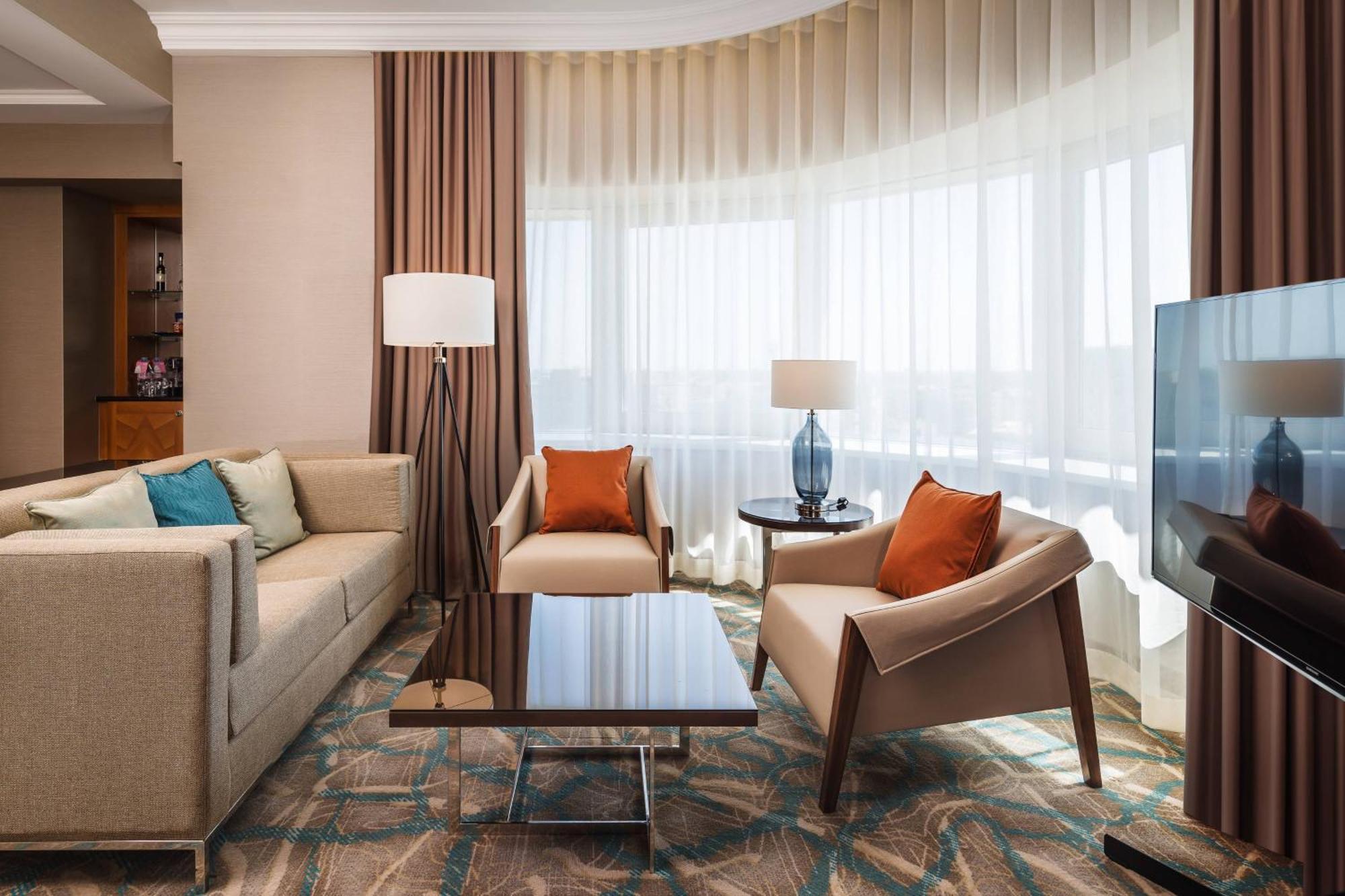 Jw Marriott Bucharest Grand Hotel Exterior foto Living room