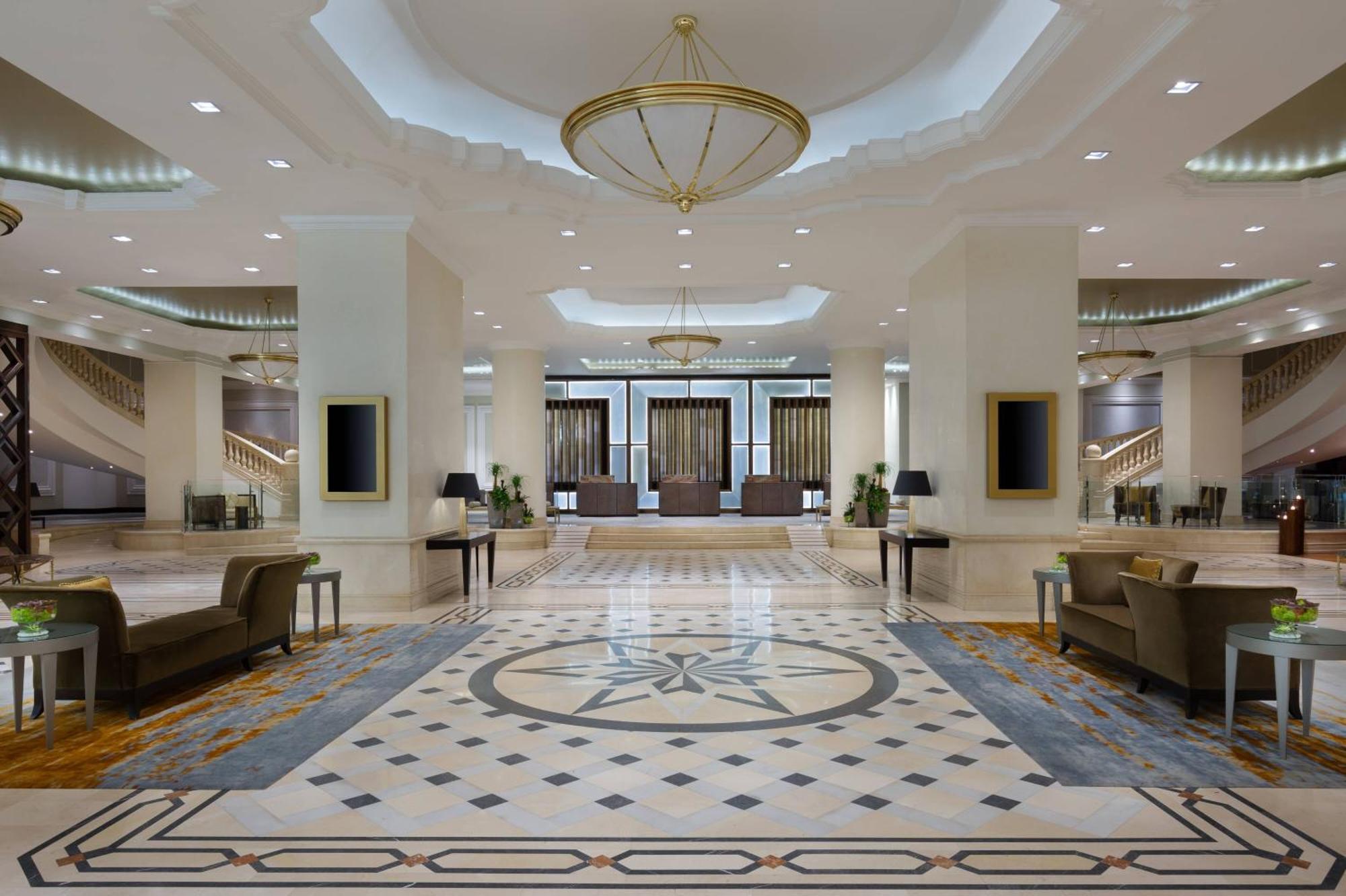 Jw Marriott Bucharest Grand Hotel Exterior foto Lobby