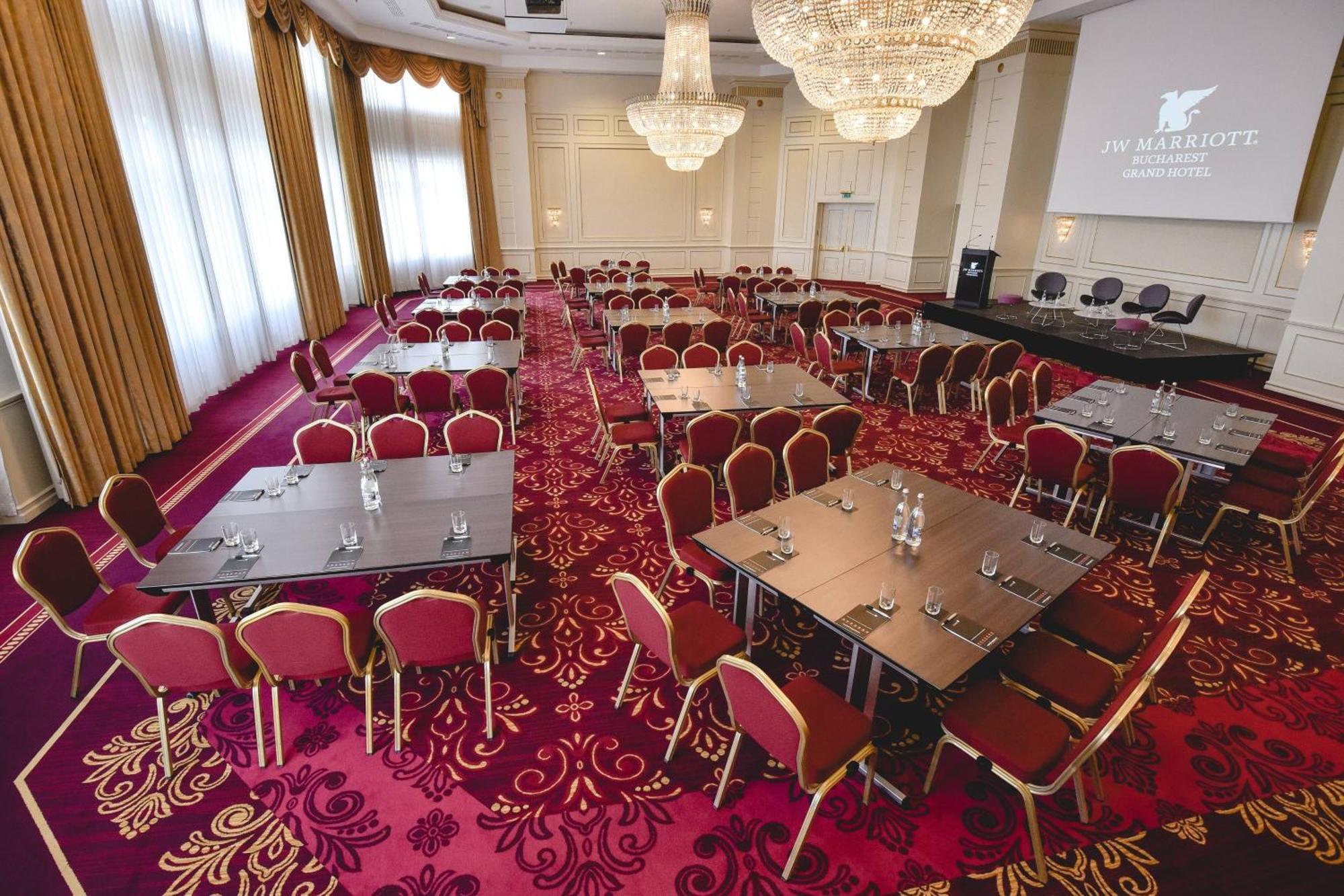 Jw Marriott Bucharest Grand Hotel Exterior foto The ballroom